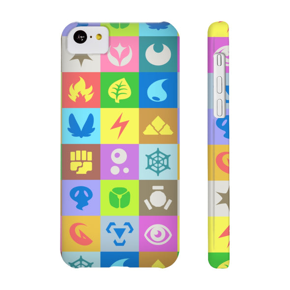 PKMN Pop Art Type Symbol Pattern Phone Case