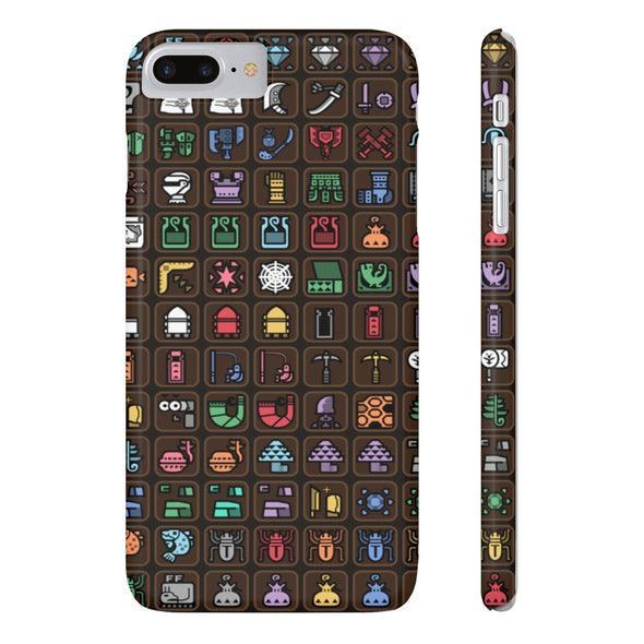 Monster Hunter Item Pattern Phone Case