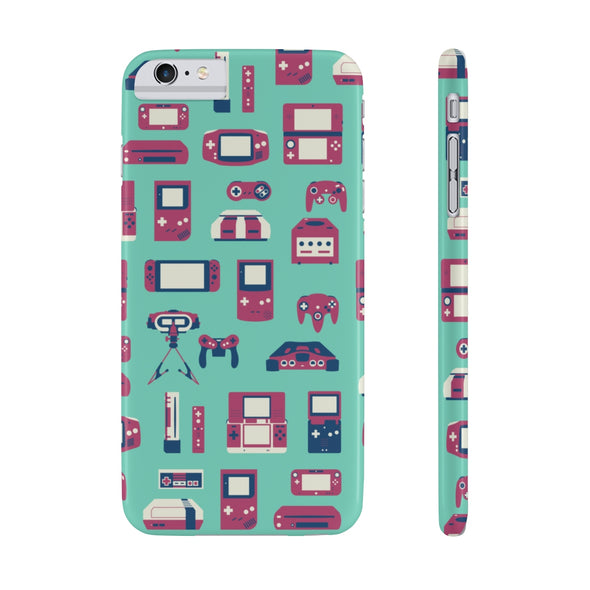 Nintendo phone case Nintendo consoles pattern