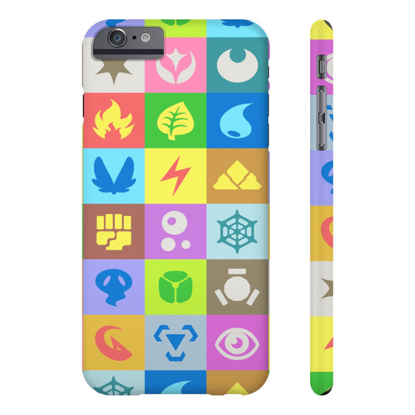 PKMN Pop Art Type Symbol Pattern Phone Case