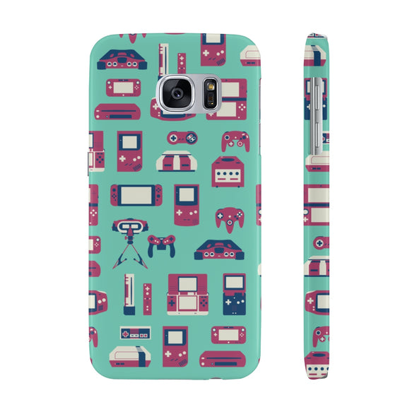 Nintendo phone case Nintendo consoles pattern