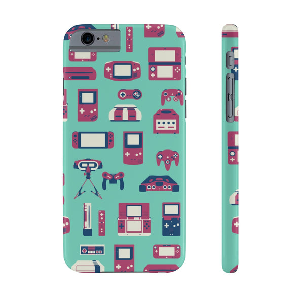 Nintendo phone case Nintendo consoles pattern