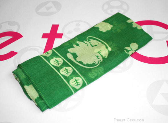 Pokemon Green Grass Type Pokemon Scarf Accessory