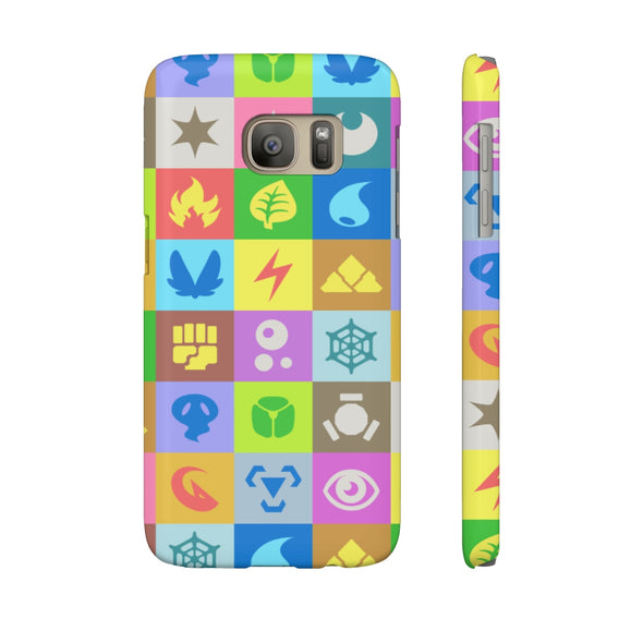 PKMN Pop Art Type Symbol Pattern Phone Case