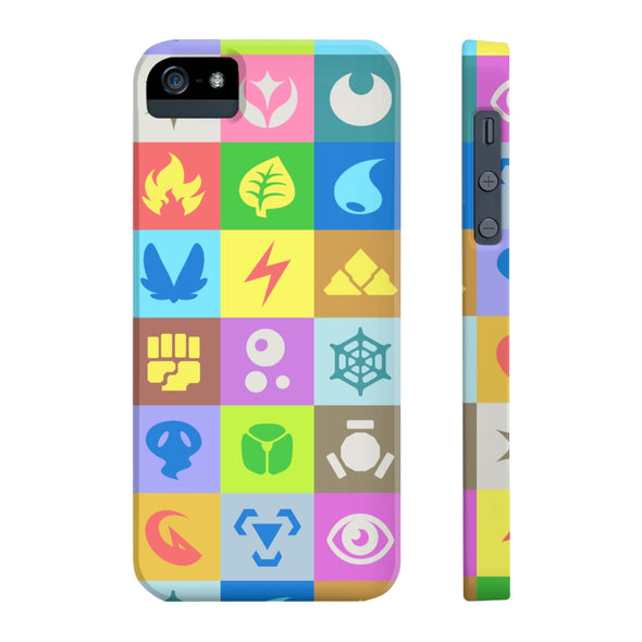 PKMN Pop Art Type Symbol Pattern Phone Case