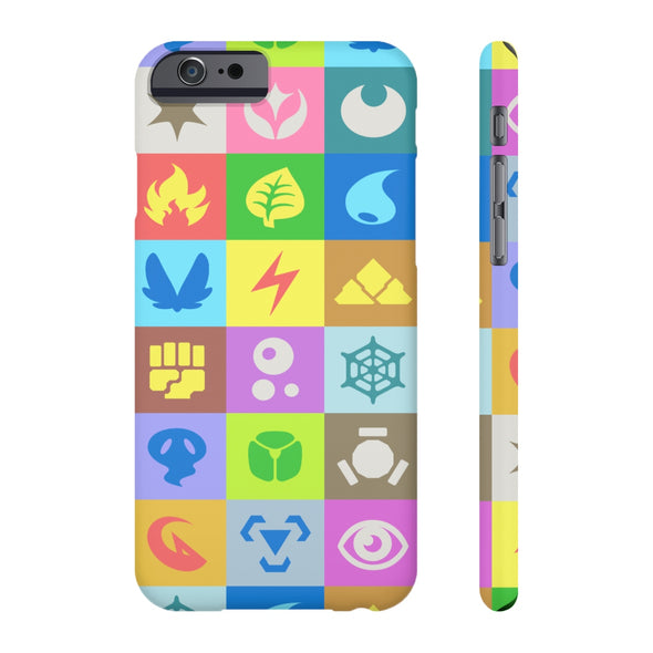 PKMN Pop Art Type Symbol Pattern Phone Case