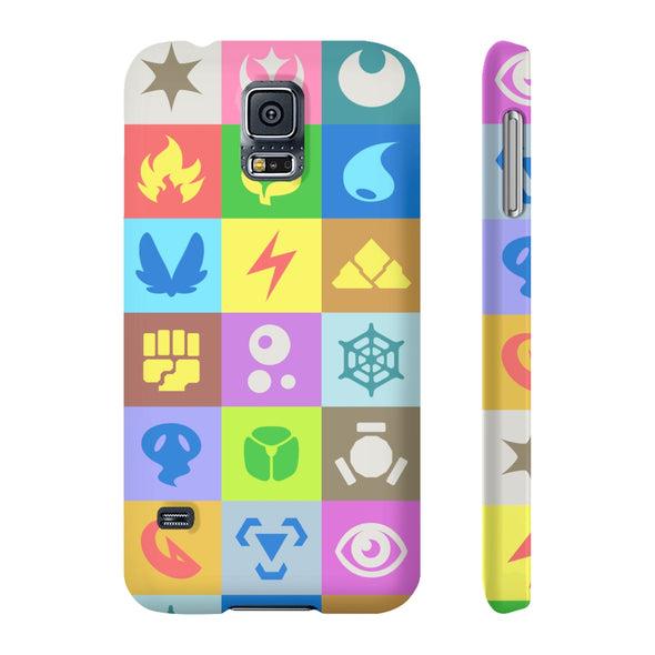 PKMN Pop Art Type Symbol Pattern Phone Case