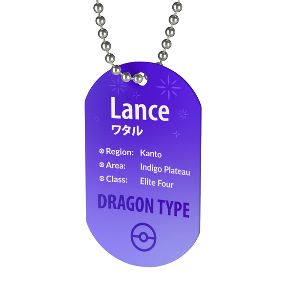 Lance Elite Four Pokemon Necklace