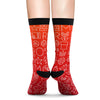 Mario art socks