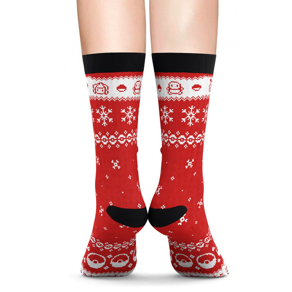 Pokemon Ugly christmas sweater socks