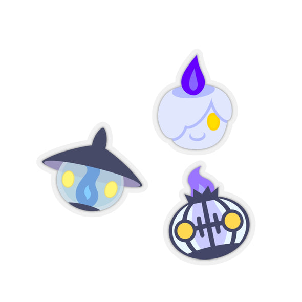 Pokemon litwick lampent chandelure Pokemon Stickers