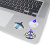 Pokemon litwick lampent chandelure Sticker set