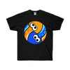 orange vs blue splatoon shirt