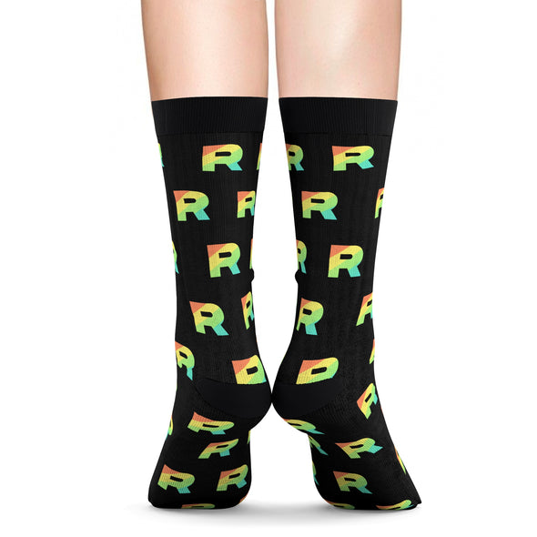 Pokemon Team Rainbow Rocket Socks