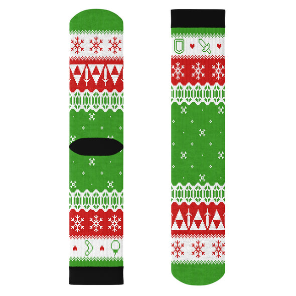 Zelda Christmas Sweater Socks