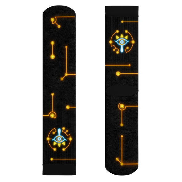 Zelda Socks Sheikah Slate