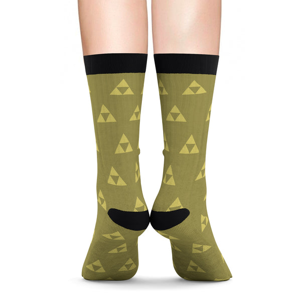 Zelda Socks Triforce