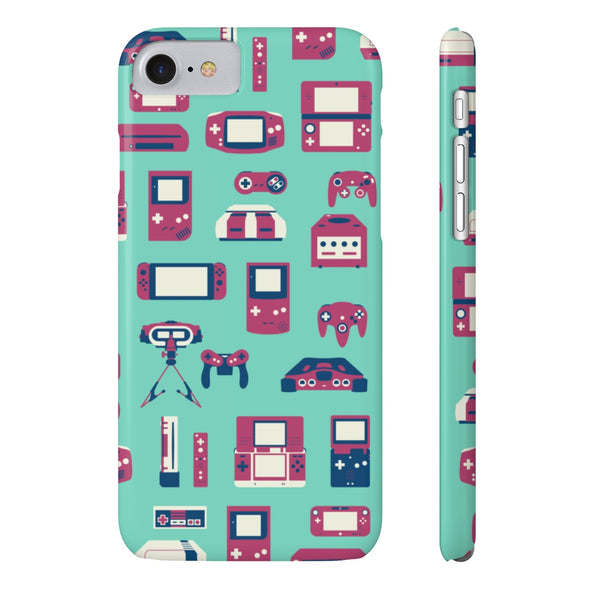 Nintendo phone case Nintendo consoles pattern