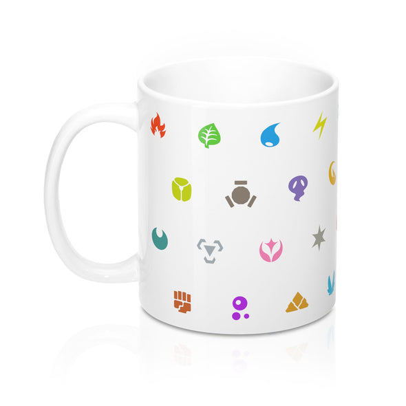 pokemon types mug